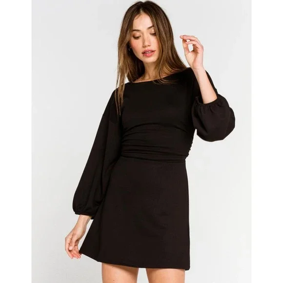 knee length dresses for ladies FREE PEOPLE TAKING SIDES MINI DRESS